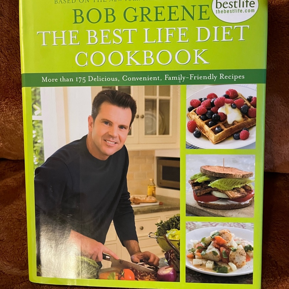 The Best Life Diet Cookbook by Bob Greene - Green Cover